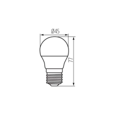 KANLUX IQ-LED izzó E27 5,9W 806lm 6500K G45 36699 izzó