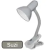 KANLUX Íróasztali lámpa Suzi, ezüst, 60W, csiptethető