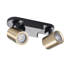 KANLUX Laurin Kanlux állítható LED GU10 fekete-arany kerek fali mennyezeti lámpa világítás