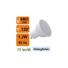 KANLUX LED lámpa GU10 (1.2W/120°) hideg fehér izzó