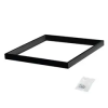 KANLUX LED panel kiemelő, falonkívüli beépítőkeret (60x60cm) összeszerelt - fekete