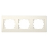 KANLUX LOGI - Hármas keret, vízszintes, krém