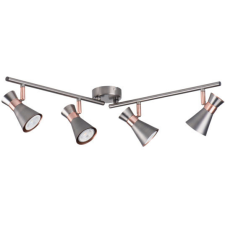 KANLUX MILENO mennyezeti lámpa lámpatest 4x GU10 ezüst réz 72cm Kanlux világítás