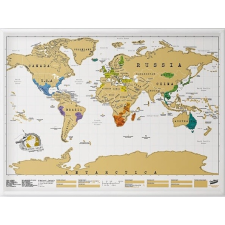  Kaparós világtérkép, kaparós térkép világutazóknak keretezve 88 x 52 cm térkép