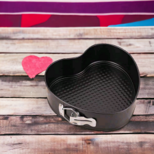  Kapcsos, szív alakú tortaforma, 17,5 cm sütés és főzés