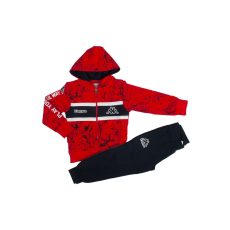 Kappa fiú tréningruha 8051T0027 110 CM Piros | Fekete 5 év