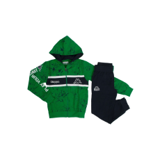 Kappa Fiú tréningruha Kappa 8031T0027 130 CM 8 év Zöld | Fekete