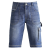 KAPRIOL Denim farmer rövidnadrág kék L