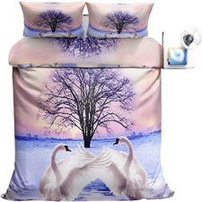 KAPTAN Ágyneműhuzat - 3D hattyú lakástextília