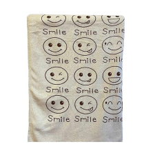 KAPTAN Gyorsan száradó, Smile 70 × 140 cm, bézs lakástextília