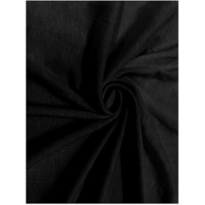 KAPTAN Jersey lepedő STANDARD 90 × 200 cm, fekete lakástextília