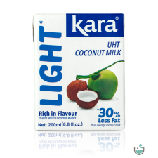Kara Kara classic UHT kókusztej Light 200 ml reform élelmiszer