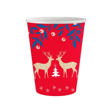 Karácsony i Let It Snow papír pohár 6 db-os 250 ml party kellék