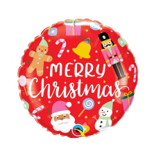 Karácsony Merry Christmas Decorations, Karácsony fólia lufi 46 cm party kellék