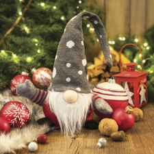 Karácsony Nordic Gnome szalvéta 20 db-os 33x33 cm party kellék