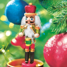 Karácsony Nutcracker szalvéta 20 db-os 33x33 cm papírárú, csomagoló és tárolóeszköz