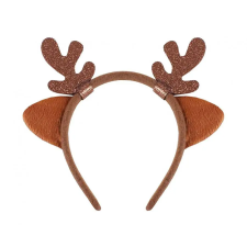 Karácsony Reindeer Brown, Rénszarvas fejpánt party kellék