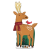 Karácsony Reindeer, Rénszarvas fólia lufi 101 cm