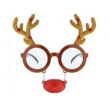 Karácsony Reindeer, Szarvas szemüveg piros orral jelmez