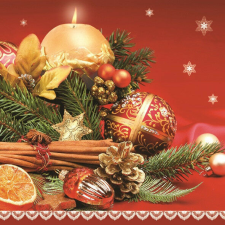Karácsony Spices szalvéta 20 db-os 33x33 cm papírárú, csomagoló és tárolóeszköz