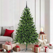  Karácsonyfa 300 LED-del állvánnyal Zöld 180 cm PE műfenyő