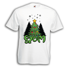  Karácsonyfa - szom - Karácsonyi Férfi Póló férfi póló