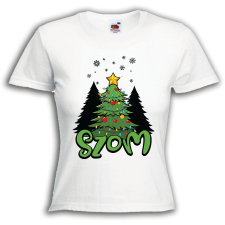  Karácsonyfa - SZOM - Karácsonyi Női Póló női póló