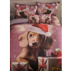  Karácsonyi 3 részes ágyneműhuzat 3D - Karácsonyi vizsla