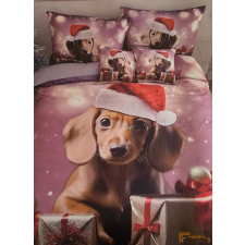  Karácsonyi 3 részes ágyneműhuzat 3D - Karácsonyi vizsla karácsonyi textilia