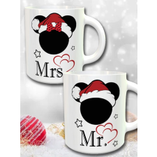  Karácsonyi ajándék szerelmeseknek - Mr. és Mrs. páros bögre bögrék, csészék