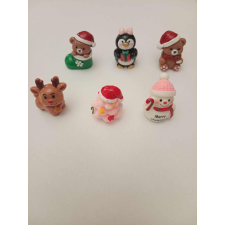  Karácsonyi figurák,tortadísz II. 6 db/csomag sütés és főzés