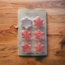  Karácsonyi Hópelyhek Sütipecsét sütés és főzés