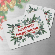  Karácsonyi hűtőmágnes - Legjobb nagymama hűtőmágnes