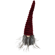  Karácsonyi manó  26cm bordó karácsonyi dekoráció