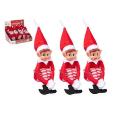  Karácsonyi manó 30 cm játékfigura