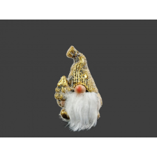  Karácsonyi manó havas, óarany karácsonyi dekoráció