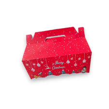  Karácsonyi muffin doboz, 6 adagos, 10 db (23,5*15*13cm) sütés és főzés