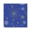  Karácsonyi Navy Blue Snowflakes szalvéta 20 db-os 33x33 cm