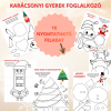  Karácsonyi Nyomtatható Kézműves Feladatok Gyerekeknek – 10 Oldalas PDF