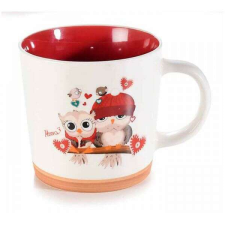 Karácsonyi porcelán bögre gyerekeknek - 350 ml - baglyos bögrék, csészék