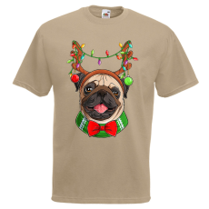  Karácsonyi Pug - Karácsonyi Férfi Póló