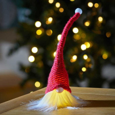 Karácsonyi skandináv manó figura 26 cm, piros karácsonyi dekoráció