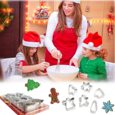  Karácsonyi süteménykiszúró szett 6 darab sütés és főzés