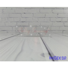 Karácsonyi tégla plexi 3,5x10cm 3db/csomag - Púderes Boldog Karácsonyt dekorációs kellék