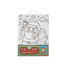  Karácsonyi vászonkép készítő, 20x15 cm, 3 festék+ecset kreatív és készségfejlesztő