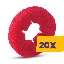 Karcher Hengerpad, közepes, piros 105mm 20db kisháztartási gépek kiegészítői