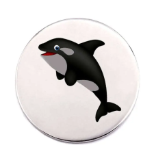  Kardszárnyú delfines kitűző kitűző