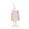 KARE asztali lámpa RABBIT 68 cm fehér / rózsaszín