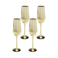 KARE Design Diamond Pezsgőspohár Készlet Arany 365ml konyhai eszköz