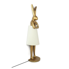 KARE KARE Rabbit Állólámpa Polyresin Arany Nyúl 150 cm világítás